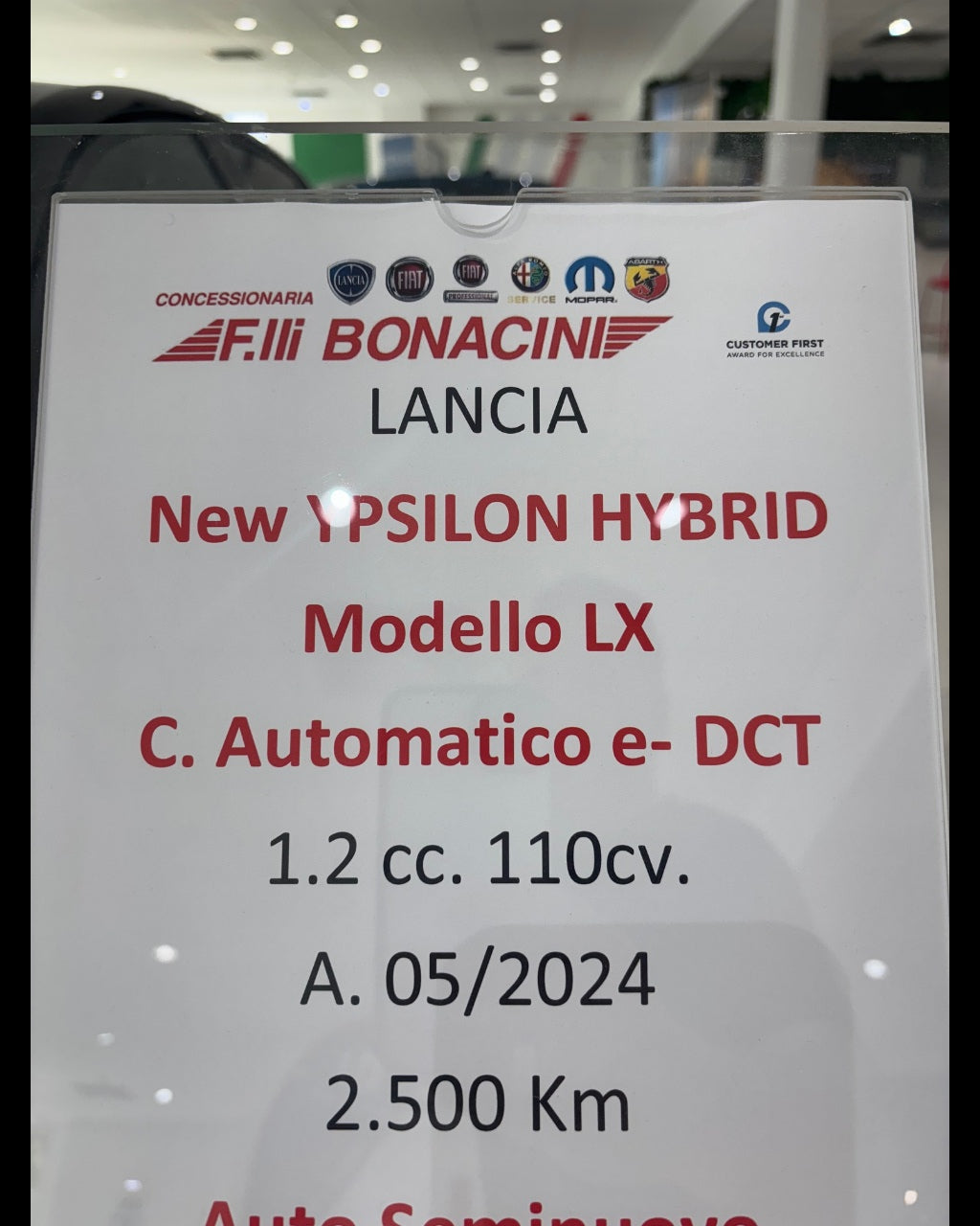 Nuova Ypsilon Ibrida Lx 1.2 100cv Ibrida